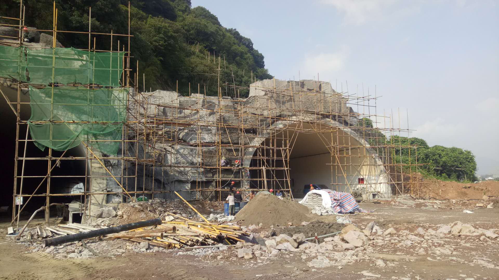 隧道口素石工程